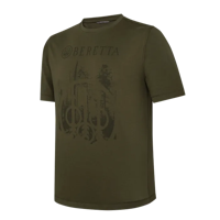 Beretta - Outline T-Shirt - Dark Olive