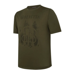 Beretta - Outline T-Shirt - Dark Olive