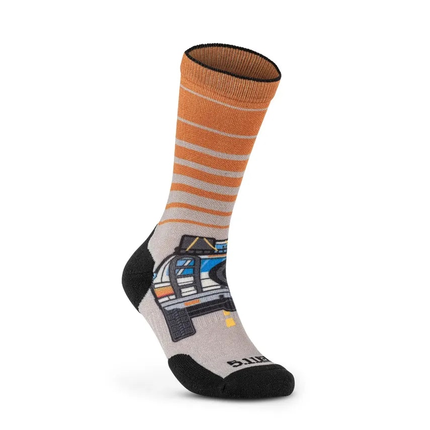 5.11 - Sock & Awe Crew - Overlander - Orange (461)