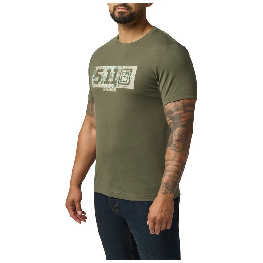 5.11 - Camo Fill Sweden Tee - Ranger Green (186)