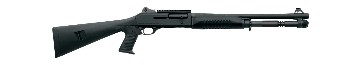 Benelli - M4 Black - Pistolgrepp – 12/76 - 51cm - Svart