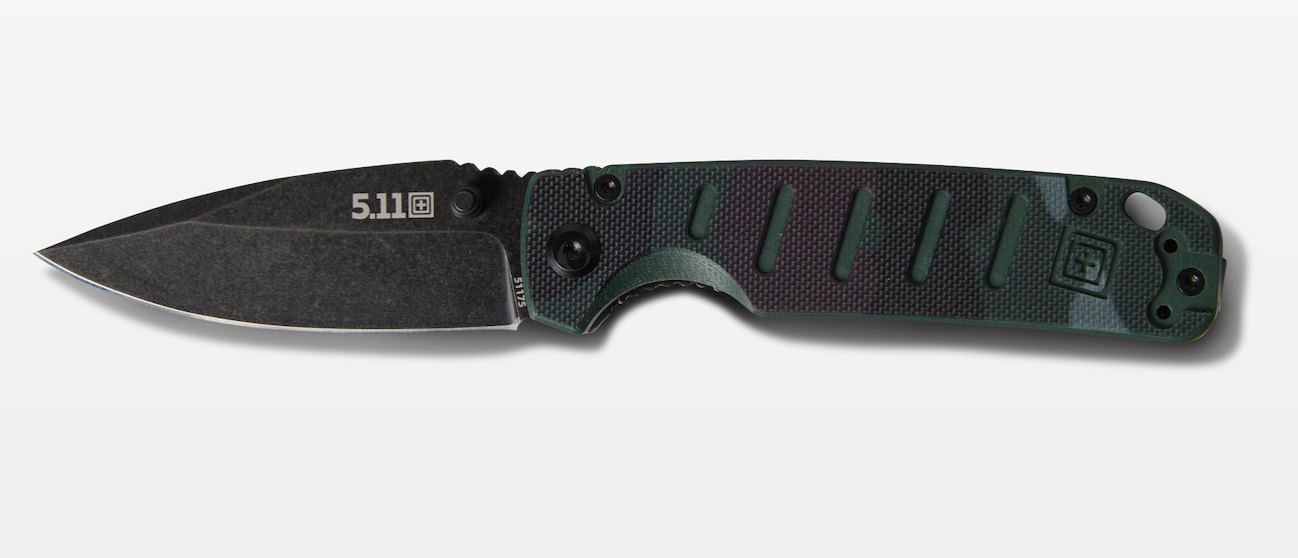 5.11 - Braddock DP Knife Mini - Woodland Camo (938)