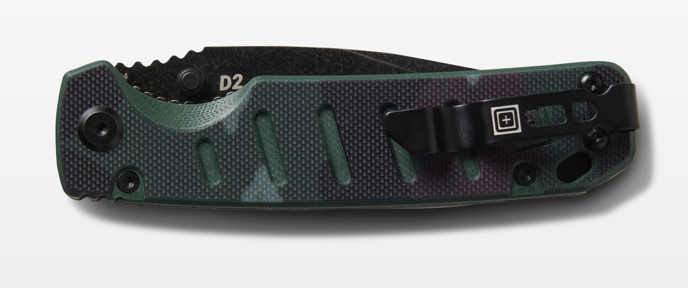5.11 - Braddock DP Knife Mini - Woodland Camo (938)