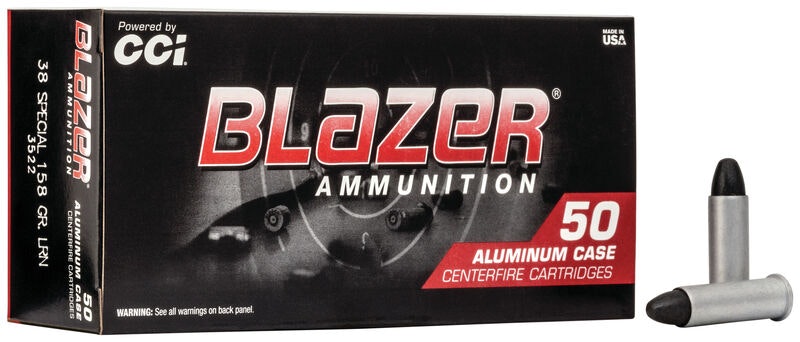 CCI - Blazer - .38 Special - Lrn - 125gr - 50/Box