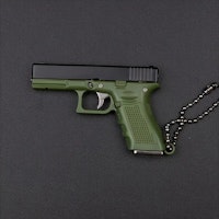 Glock - Keychain - Samlarpistol - Grön