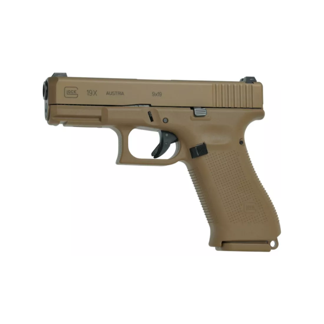 Glock -  19X Coyote - 9mm - polymer sight