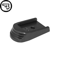 CZ - P-10 - Extended magazine base pad - Aluminium - Svart