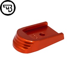 CZ - P-10 - Extended magazine base pad - Aluminium - Röd