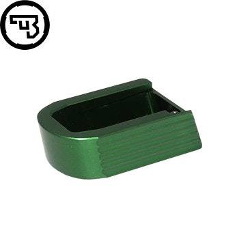 CZ - P-10M - Magazine base pad - +1 - Aluminium - Grön