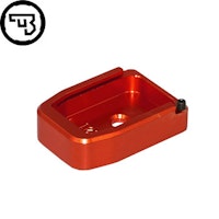 CZ - P-10 - Magazine base pad - +1 - Aluminium - Svart