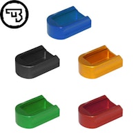 CZ - P-10 - Magazine base pad - +2 - Aluminium - Svart