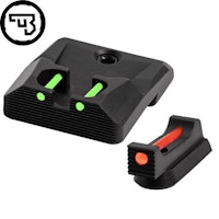 CZ - P-10 - Fast siktes set med fiberoptik - Original CZ - 1mm Röd - Grön