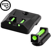 CZ - P-10 - Fast siktes set med fiberoptik - Original CZ - 1,5mm Grön - Grön