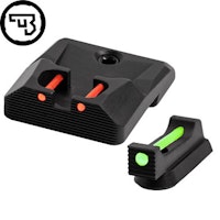 CZ - P-10 - Fast siktes set med fiberoptik - Original CZ - 1mm Grön - Röd
