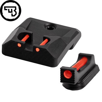 CZ - P-10 - Fast siktes set med fiberoptik - Original CZ - 1.5 mm Röd - Röd