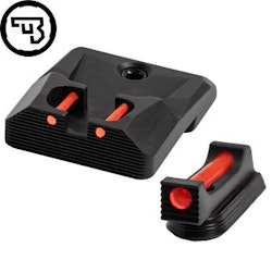CZ - P-10 - Fast siktes set med fiberoptik - Original CZ - 1.5 mm Röd - Röd