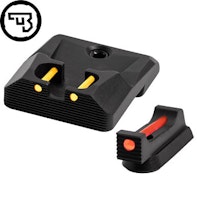 CZ - P-10 - Fast siktes set med fiberoptik - Original CZ - 1 mm Röd - Gul