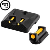CZ - P-10 - Fast siktes set med fiberoptik - Original CZ - 1,5mm Gul - Gul