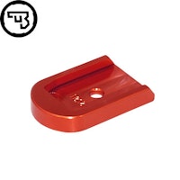 CZ - P-10 - Magazine base pad - Aluminium - Röd