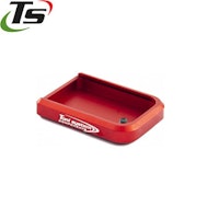 Toni System - P-10F - Magazine base pad - +0,5 Rnd - Aluminium - Röd