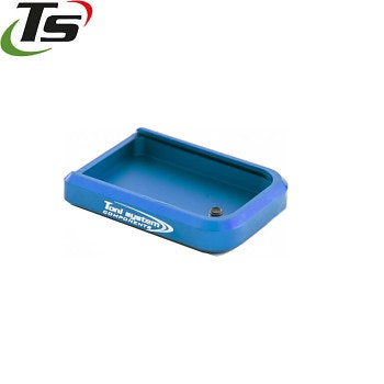 Toni System - P-10F - Magazine base pad - +0,5 Rnd - Aluminium - Blå