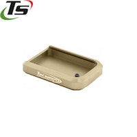 Toni System - P-10F - Magazine base pad - +0,5 Rnd - Aluminium - Sand