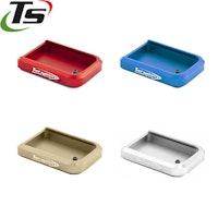 Toni System - P-10F - Magazine base pad - +0,5 Rnd - Aluminium - Orange