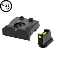 CZ - P-10 - Justerbar Sikte med Fiberoptik – 1 mm Grön