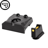 CZ - P-10 - Justerbar Sikte med Fiberoptik – 1 mm Gul