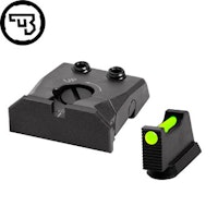 CZ - P-10 - Justerbar Sikte med Fiberoptik – 1,5 mm Grön