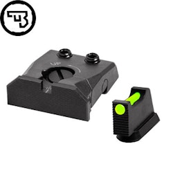 CZ - P-10 - Justerbar Sikte med Fiberoptik – 1,5 mm Grön