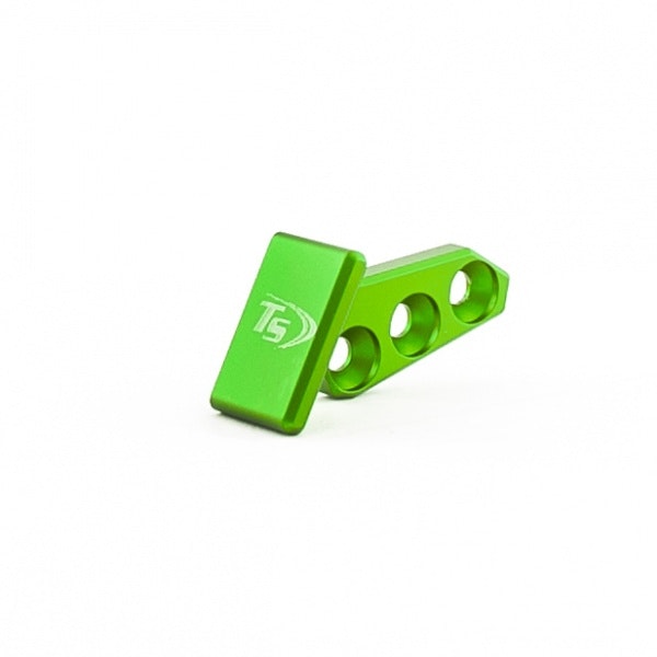 Toni System - 3 holes thumb rest, right side, left hand shooter - Grön