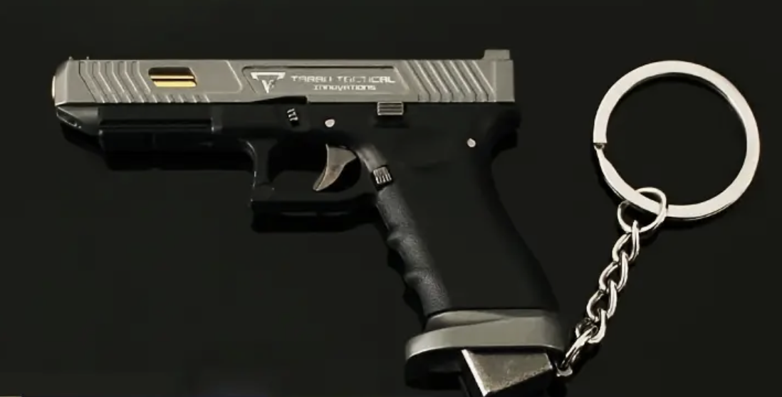 Glock - Taran Tactical - Keychain - Samlarpistol - Silver
