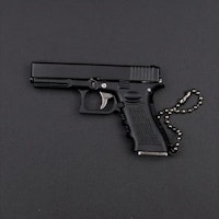 Glock - Keychain - Samlarpistol - Svart