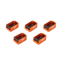 Toni System - CZ Shadow - Kit 5x Easy on magazine base pad (quick release) +2 rounds - Orange