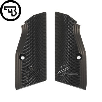 CZ - CZ 75 Shadow - Aluminium grip with "2" - Svart