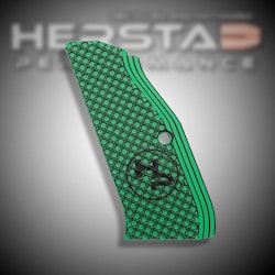 Herstad Performance - CZ Shadow 2 - Thin Flat - Long - Green/Black (Black logo)