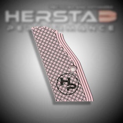 Herstad Performance - CZ Tactical Sport 2 - Thin Flat - Pink Pudder/Black (Black logo)