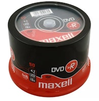 Maxell DVD-R 4.7GB 50-pack cakebox