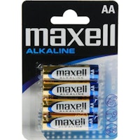 Maxell Alkaliskabatterier LR6 (AA) 4p