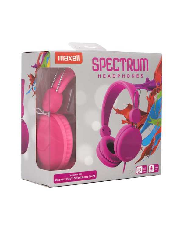 Maxell Spectrum Hörlurar - rosa