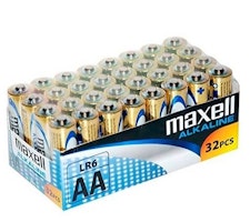 Maxell Alkaliska Batterier LR6 (AA) 32-p