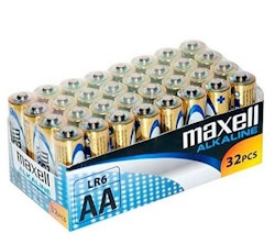 Maxell Alkaliska Batterier LR6 (AA) 32-p