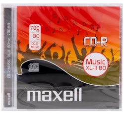 Maxell CD-R Music 52x 80min 10-pack JewelCase