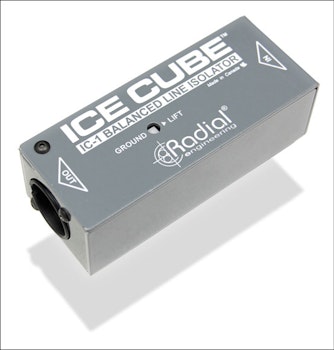 Radial ICE CUBE IC-1 Balanced Line Isolator and Hum Eliminator
