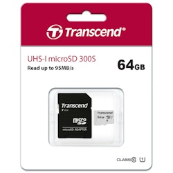 Transcend microSDXC 64GB U1 (R95/W25)