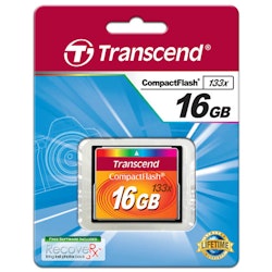TRANSCEND CompactFlash 16GB 133x