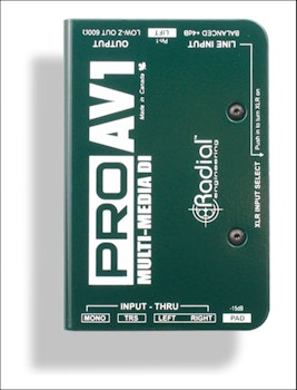 PROAV1 Radial Mono Passive Multimedia Direct Box