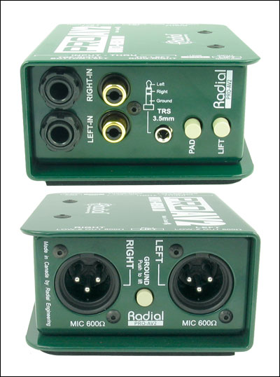 PROAV2 Radial Stereo Passive Multimedia Direct Box