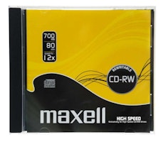 Maxell CD-RW Skiva 10-pack Jewel Case